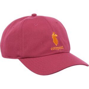 Cotopaxi Dad Baseball Cap - Orange Llama Logo - Raspberry